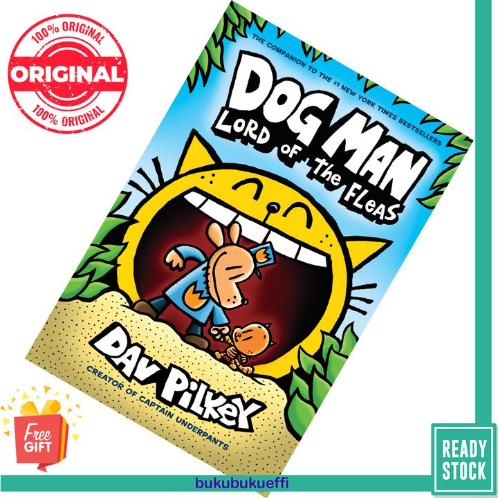 Dog Man Lord of the Fleas (Dog Man 5) by Dav Pilkey [HARDCOVER] 9780545935173