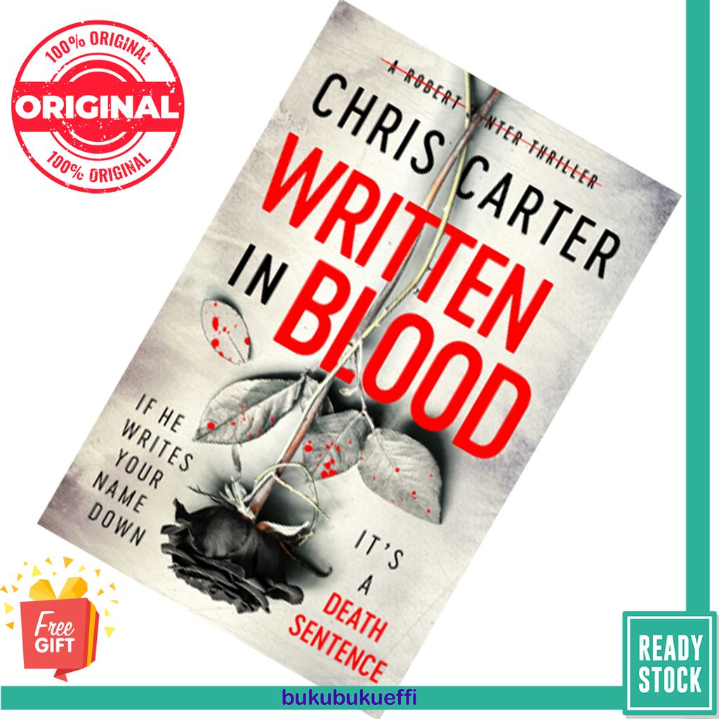 Written in Blood (Robert Hunter #11) by Chris Carter [LARGE PAPERBACK] 9781471179587