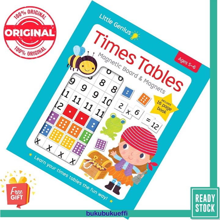 Little Genius Times Tables by Lake Press 9780655209904