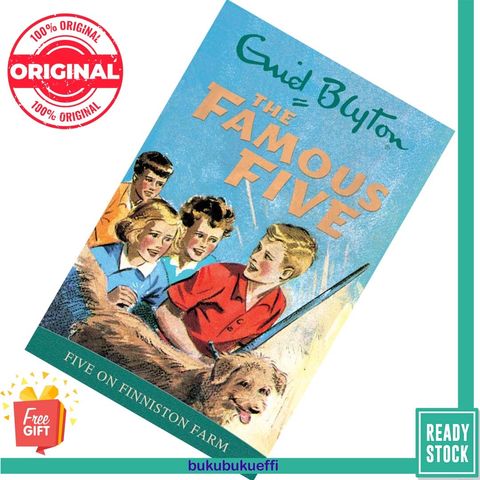Five on Finniston Farm (The Famous Five #18) by Enid Blyton 9780340681237 blue