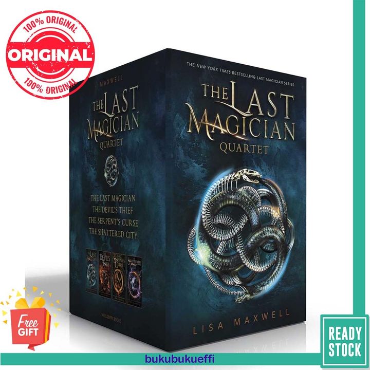 The Last Magician Quartet (Boxed Set) The Last Magician The Devil's Thief The Serpent's Curse The Shattered City by Lisa Maxwell 9781534448865 commercial