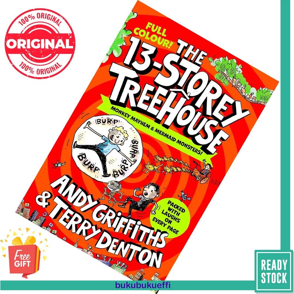 The 13-Storey Treehouse by Andy Griffiths ,  Terry Denton (Illustrator) 9781529074147 [FULL COLOUR]