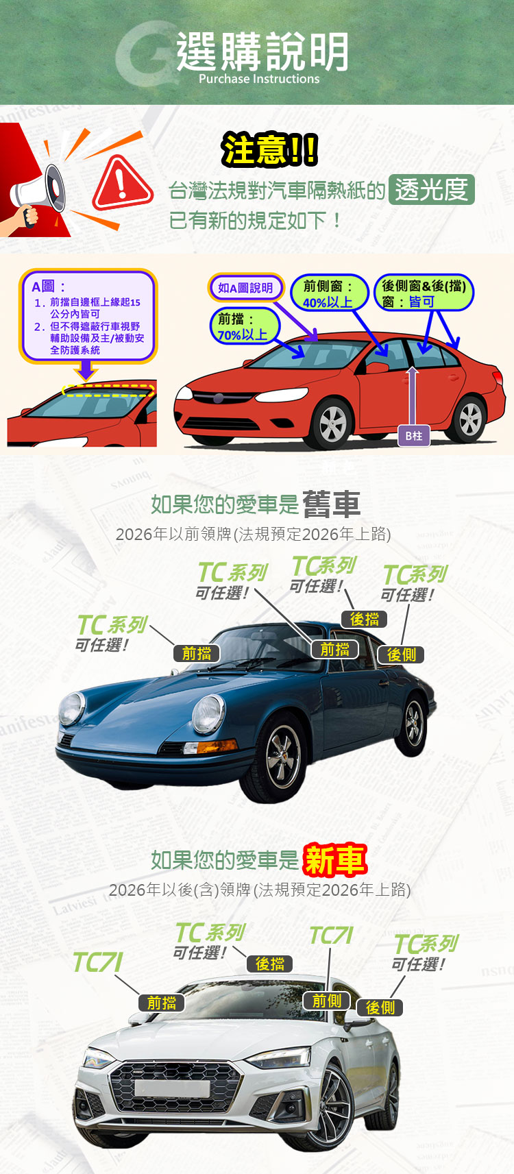貼車膜-TC新規