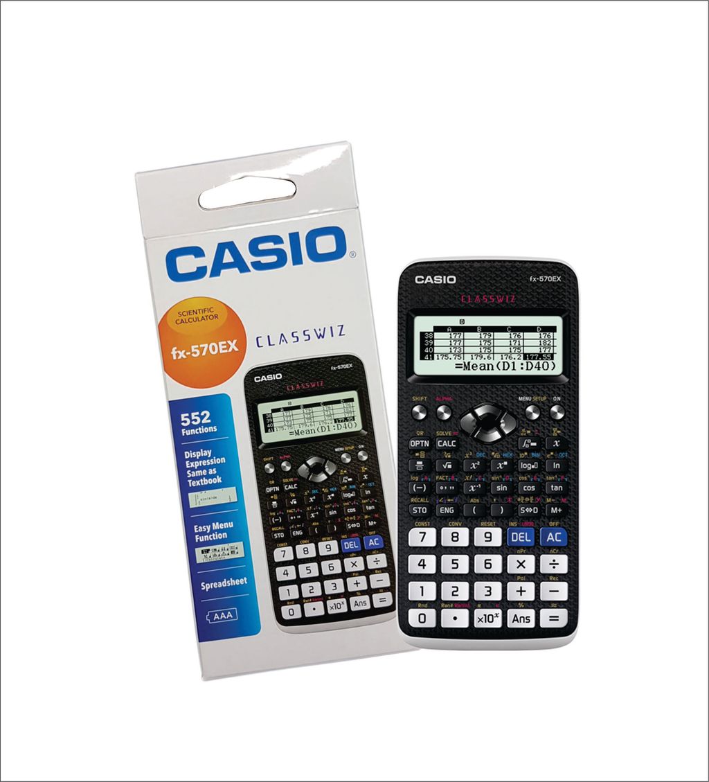 Casio Scientific Calculator FX-570EX – AA Stationery | Online Store | Kota  Kinabalu, Sabah