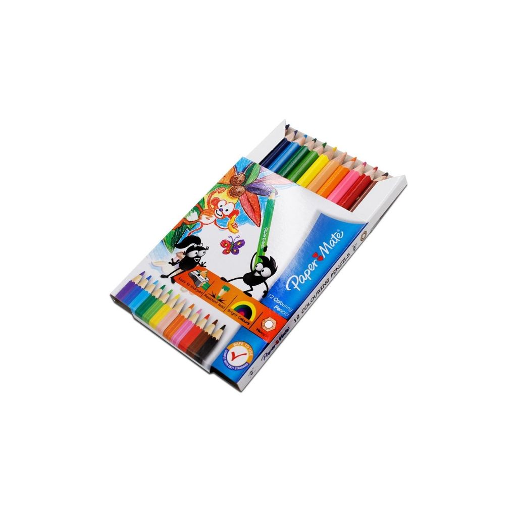 Paper Mate Color Pencils 12colors SMCR10120,,,.jpg