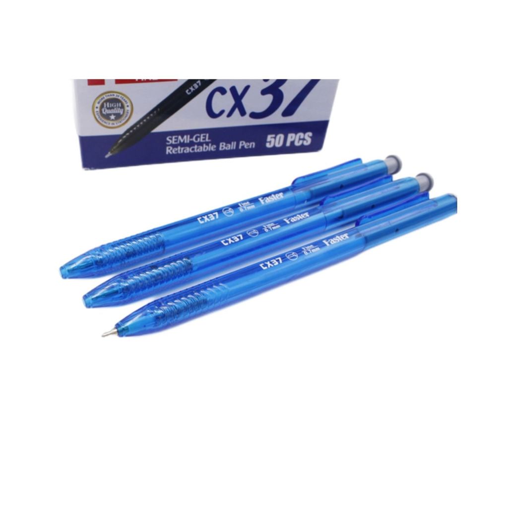 Faster CX37 Semi-Gel Retractable Ball Pen (0.7mm) Needle Tip (Fine).jpg