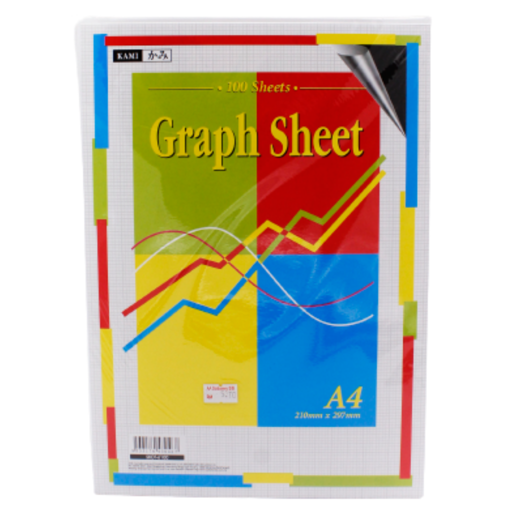 KAMI Graph Sheet (A4) 100sheets SKOT-6100,.png