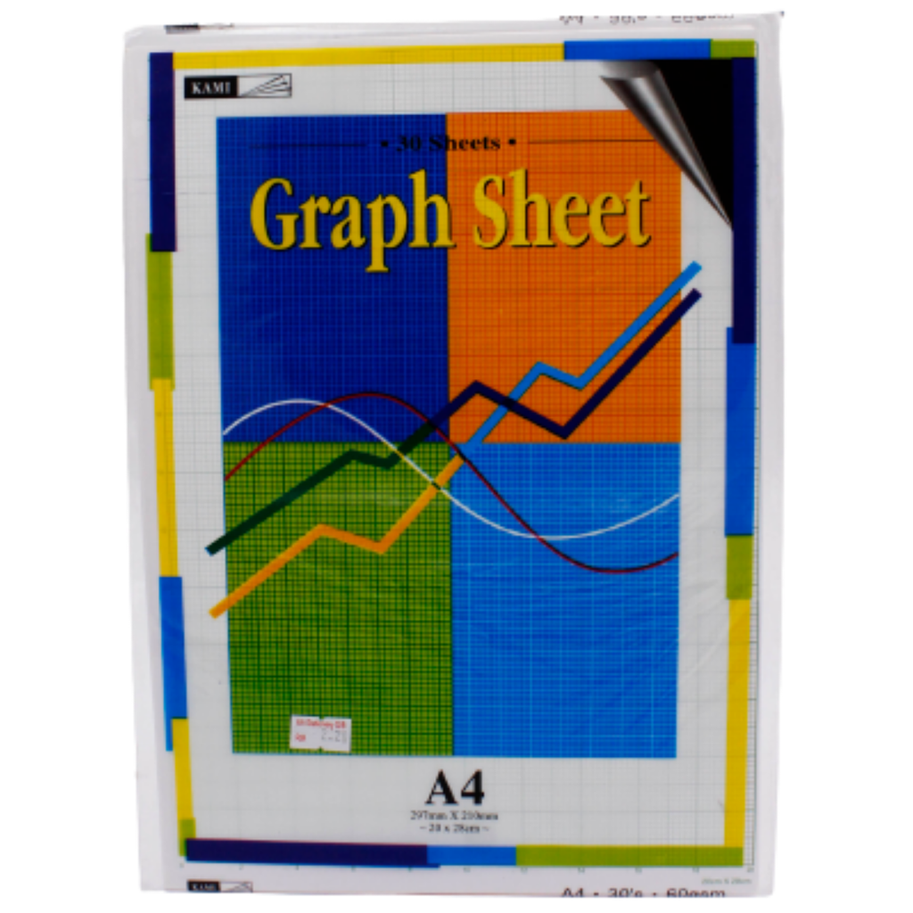 KAMI Graph Paper Sheet (A4) 30sheets SKOT6030A AA Stationery Online Store Kota Kinabalu