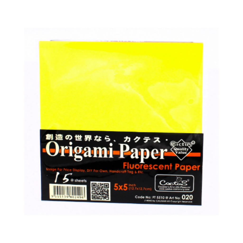 Origami Paper Fluorescent Paper 15sheets FT 5510.png