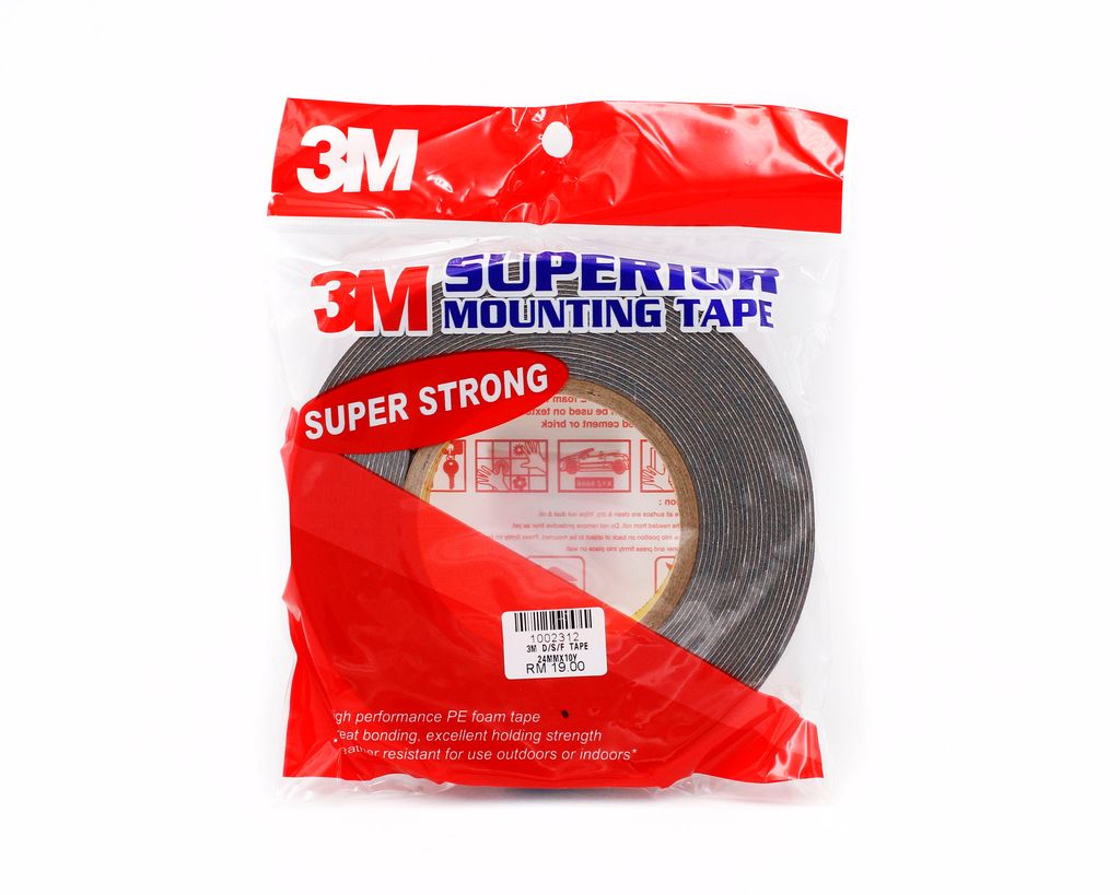 3m black double sided tape Clearance