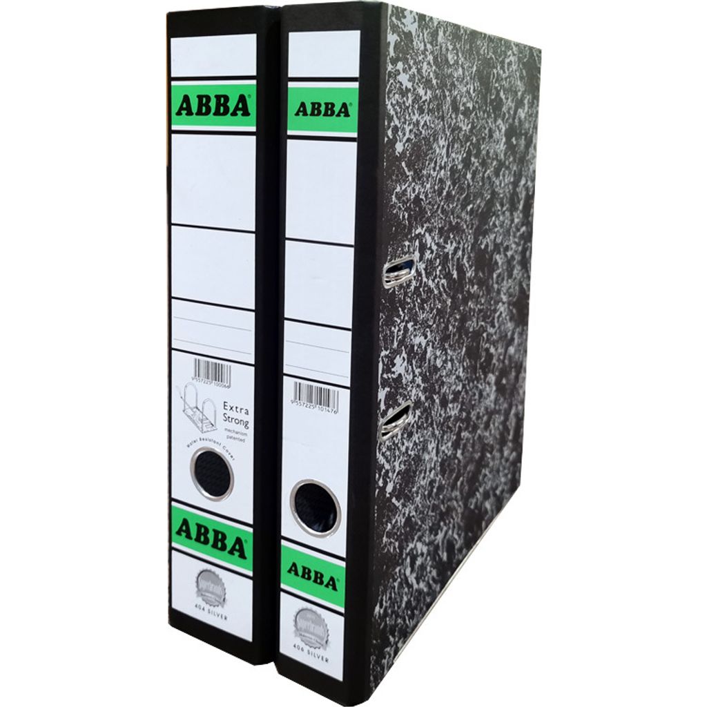 Abba Lever Arch File A4 404/406 Silver (2 / 3 inches) AA Stationery