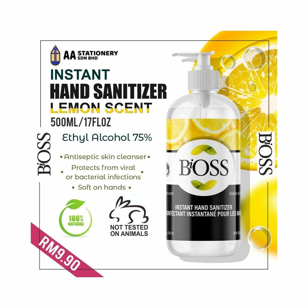 BIOSS Instant Hand Sanitizer 500ml Lemon Scent.jpg