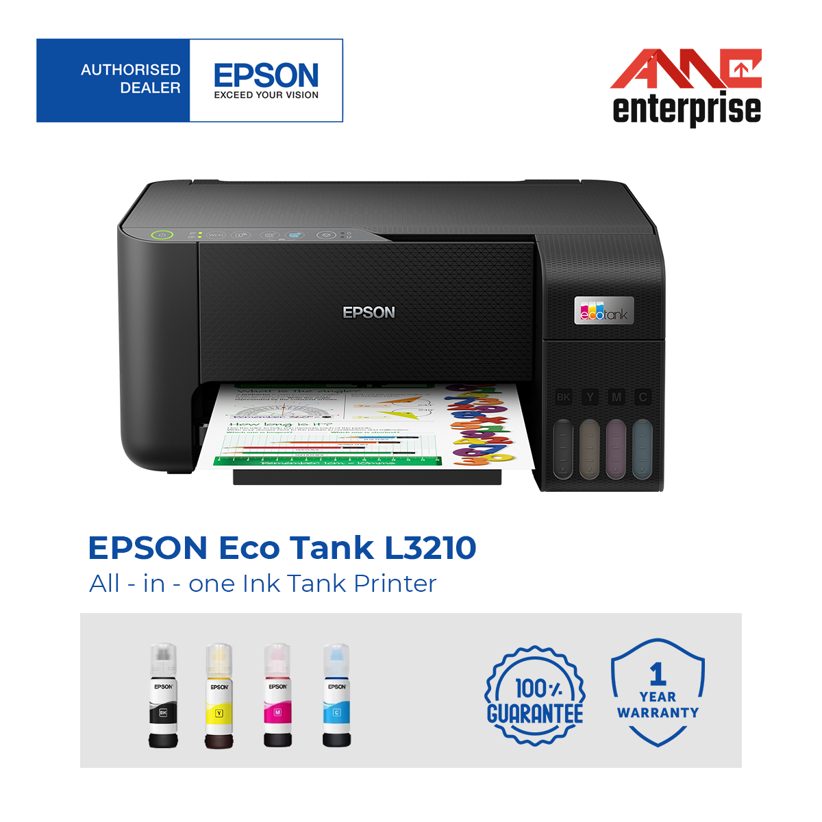 Epson EcoTank L3210 A4 All-in-One Ink Tank Printer (1)