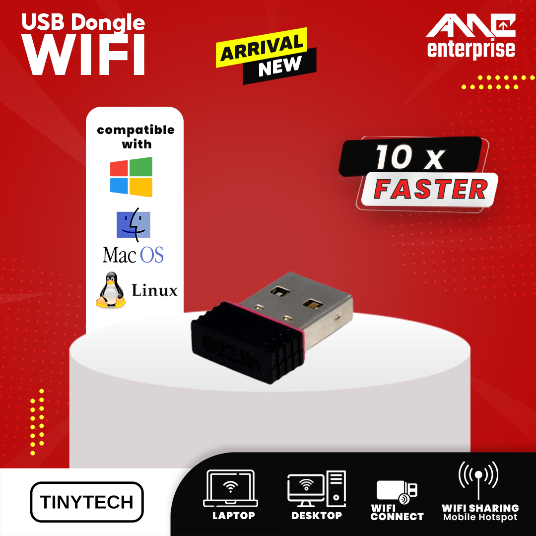TINYTECH 150Mbps USB Wifi Dongle -02