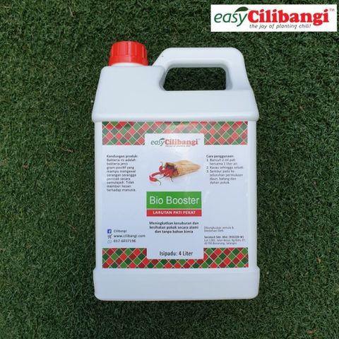 Bio Booster Baja Foliar | Plant Booster | Booster Pokok Sayur/Buah/Bunga (Pati Pekat 4 Liter)