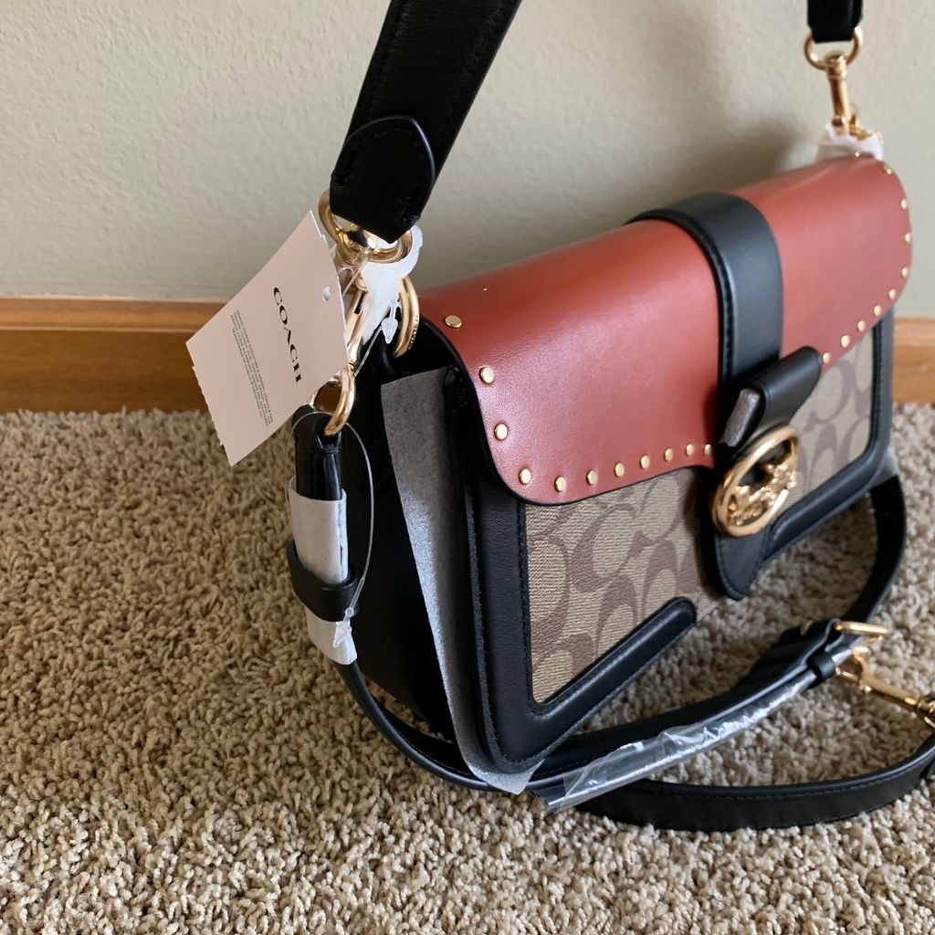 COACH® Outlet  Pennie Crossbody With Coin Case In Signature Canvas