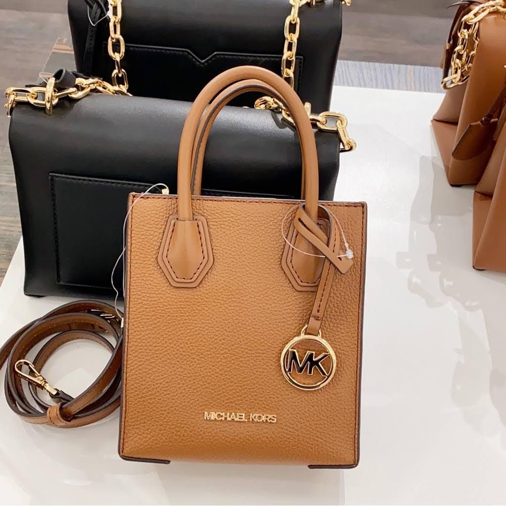 【Michael Kors】MERCER 2way mini トート/ショルダーバッグ Michael Kors Outlet Mercer Extra-Small Pebbled Leather