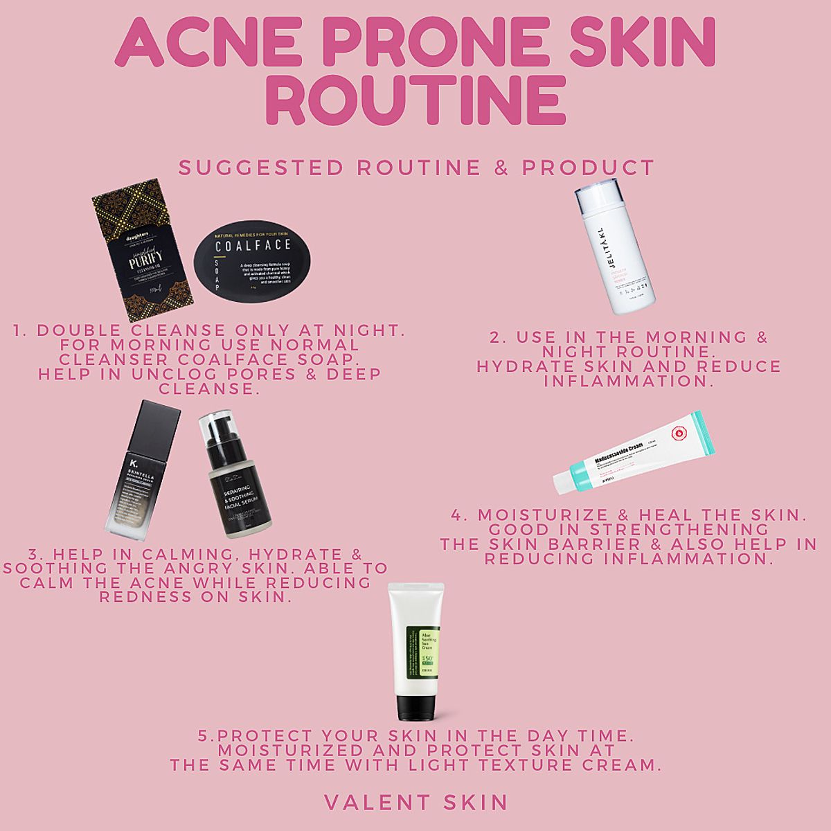Acne Prone Suggested Remover Routine
