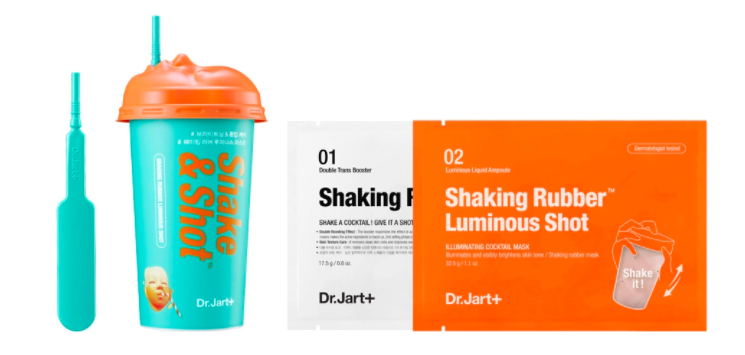 Download Dr Jart Shake Shot Luminous Shot Shaking Rubber Mask Valent Skin PSD Mockup Templates