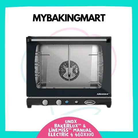 rand Luipaard Opnemen Mybakingmart | Unox BAKERLUX™ & LINEMISS™ MANUAL Electric 4 (460x330)/ ARIANNA  Manual Electric Oven