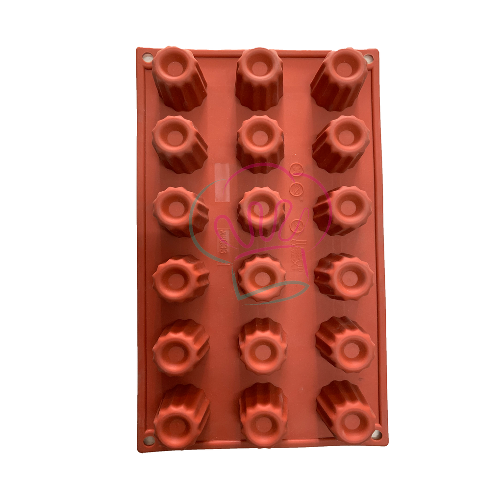 Canneles 18 Cavities Silicone Mould.png