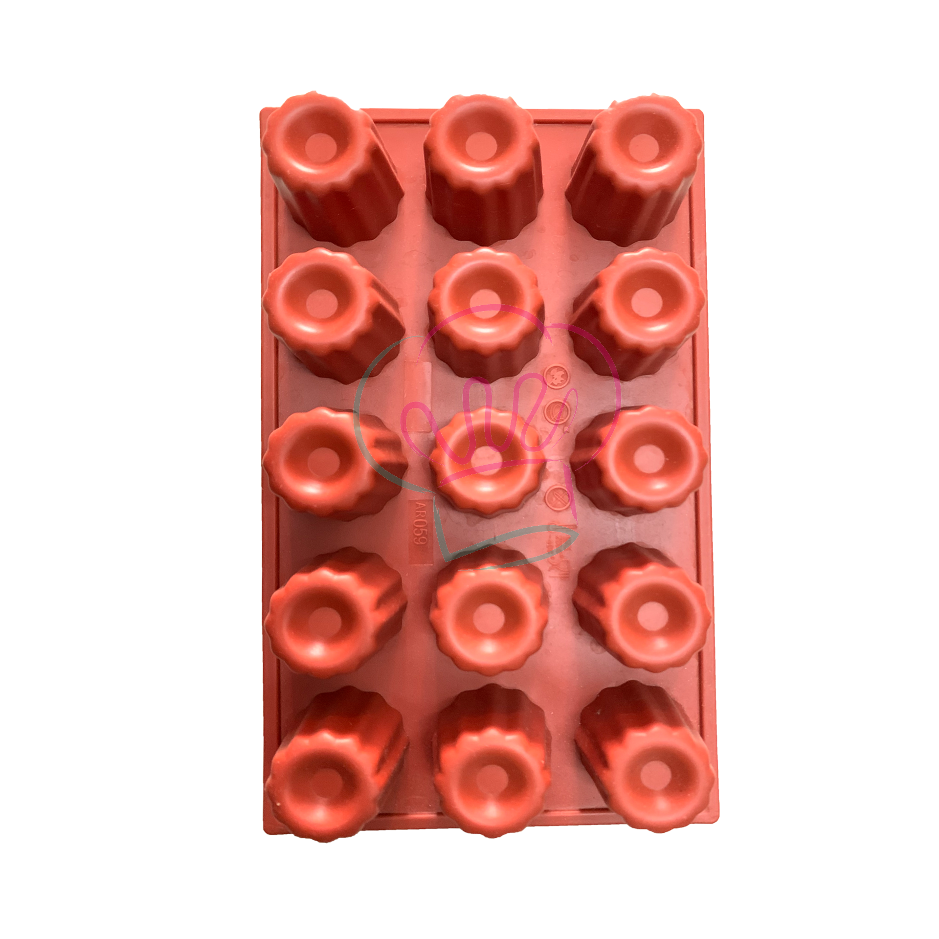 Canneles 15 Cavities Silicone Mould.png