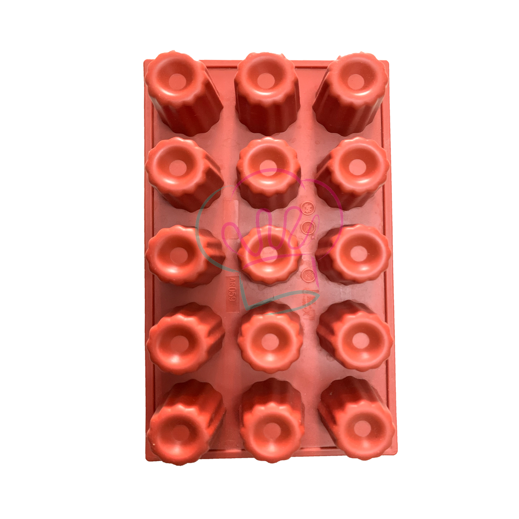 Canneles 15 Cavities Silicone Mould.png