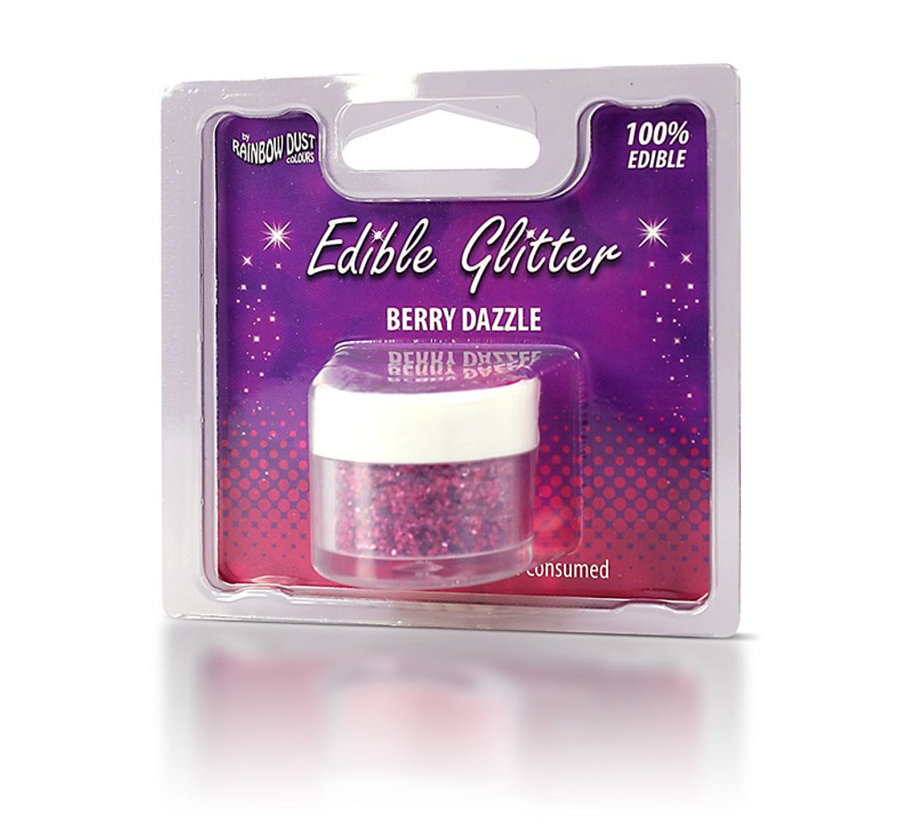 Rainbow Dust Edible Glitter Berry Dazzle Mybakingmart