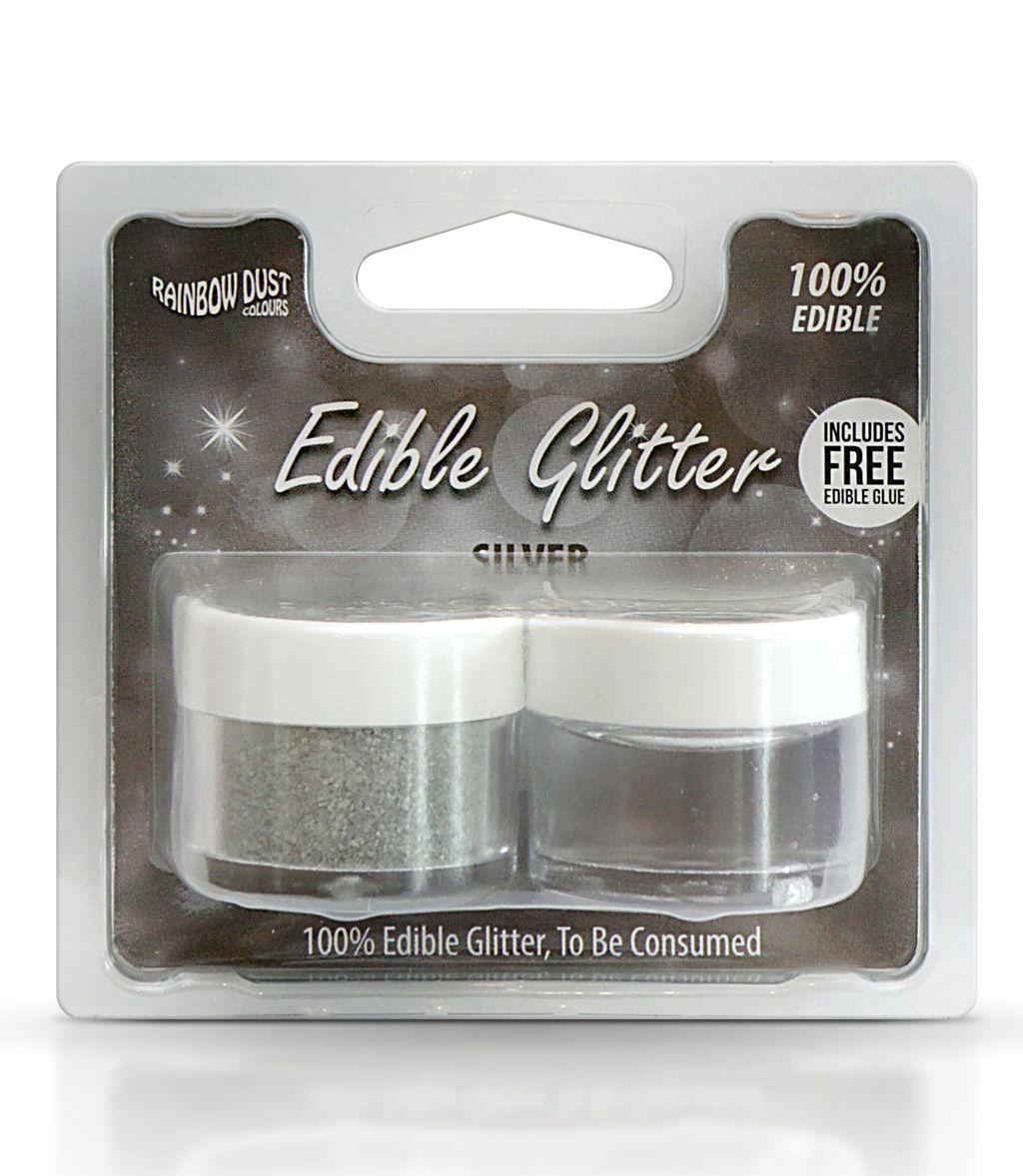 Edible Glitter - Silver (twin with free glue).jpg