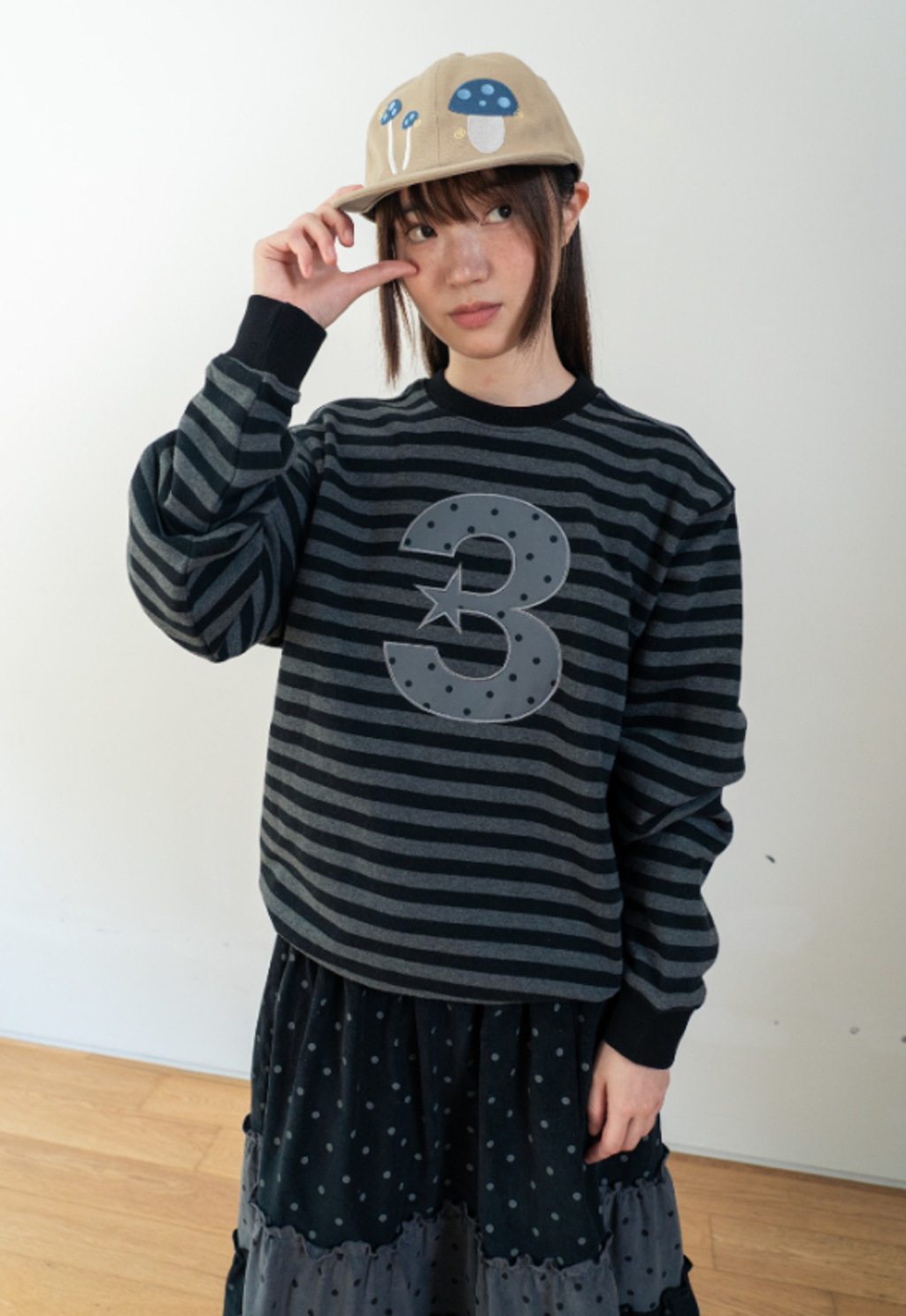 2026韓女最愛的品牌！ BAUF 小眾品牌造型棒球帽 六款 (天使 翅膀 蘑菇 愛心)-3