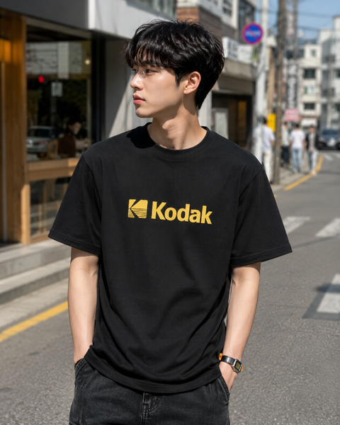 KODAK 男女同款涼感 Big Logo Askin 短袖 T ❤️共四色-