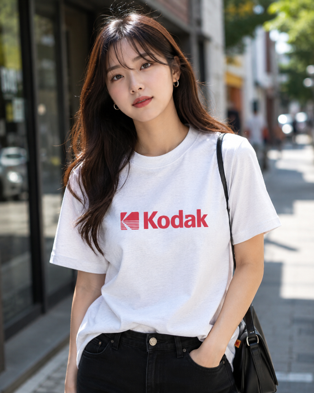 KODAK 男女同款涼感 Big Logo Askin 短袖 T ❤️共四色-1