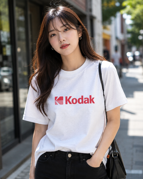 KODAK 男女同款涼感 Big Logo Askin 短袖 T ❤️共四色-1