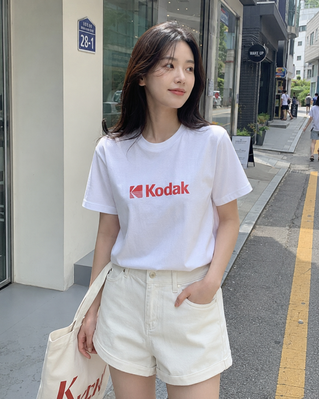 KODAK 男女同款涼感 Big Logo Askin 短袖 T ❤️共四色-4