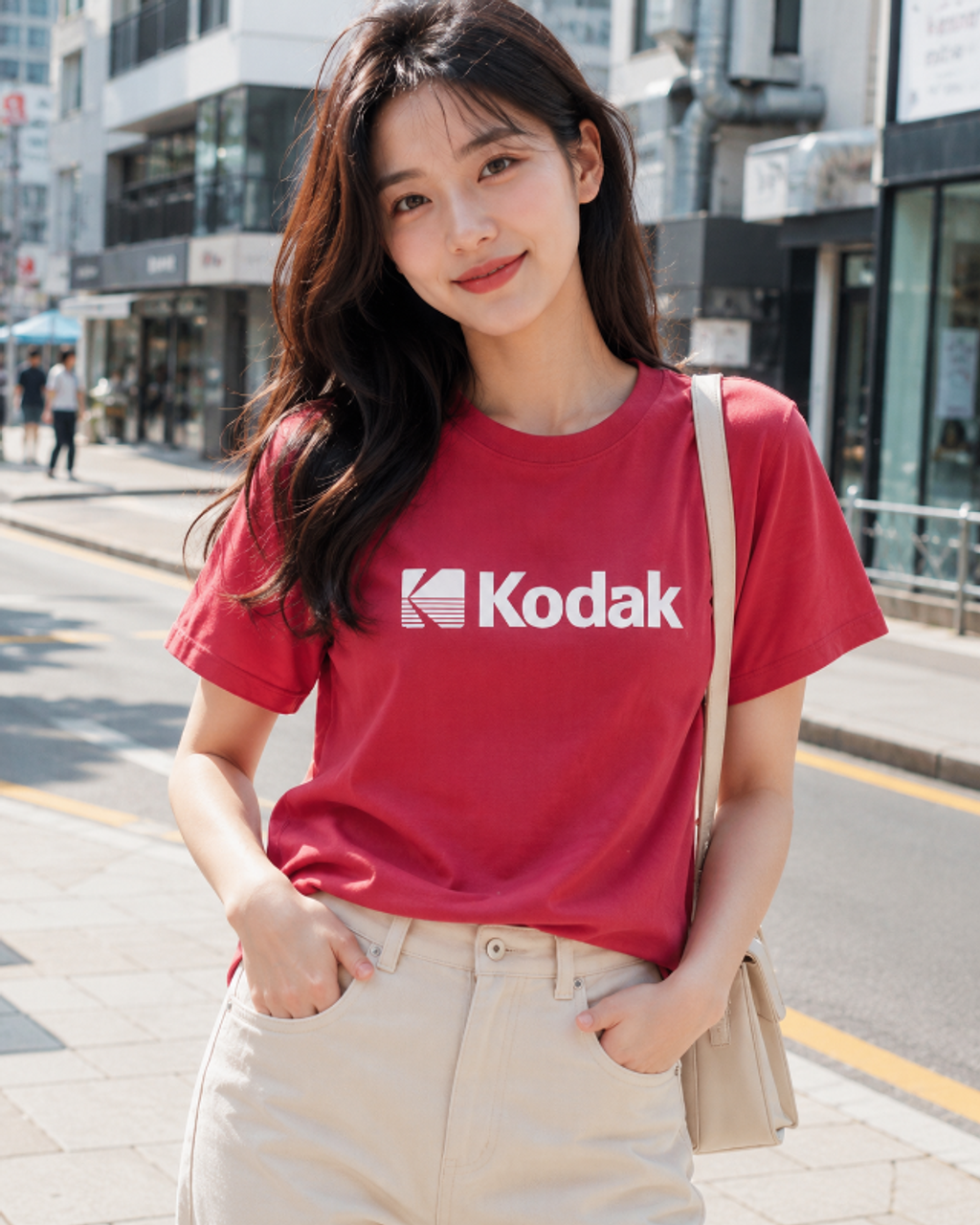 KODAK 男女同款涼感 Big Logo Askin 短袖 T ❤️共四色-3
