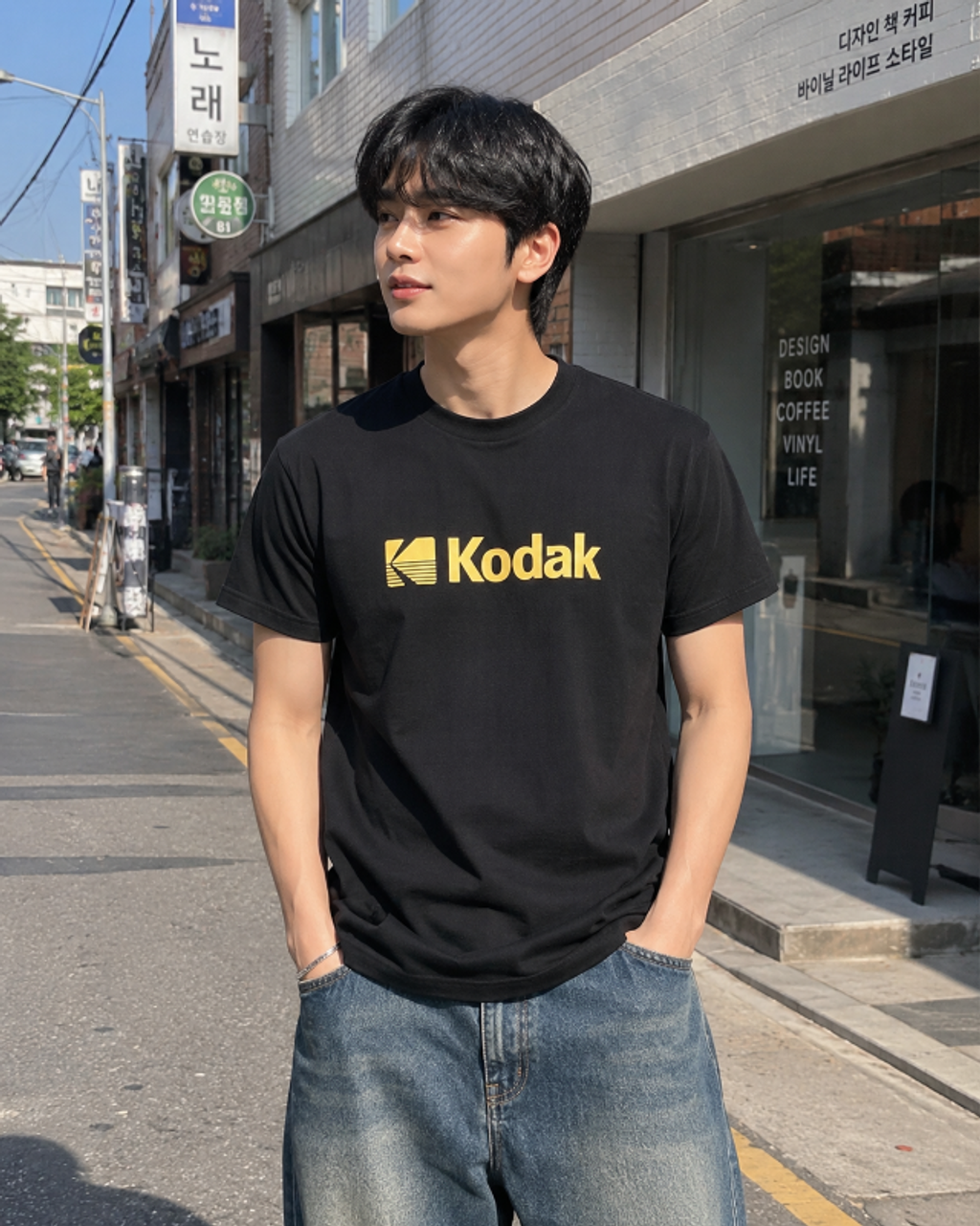 KODAK 男女同款涼感 Big Logo Askin 短袖 T ❤️共四色-7