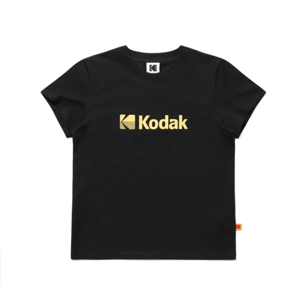 韓國 KODAK 女款 Big Logo 短袖T 三色 💚金惠奫同款-8