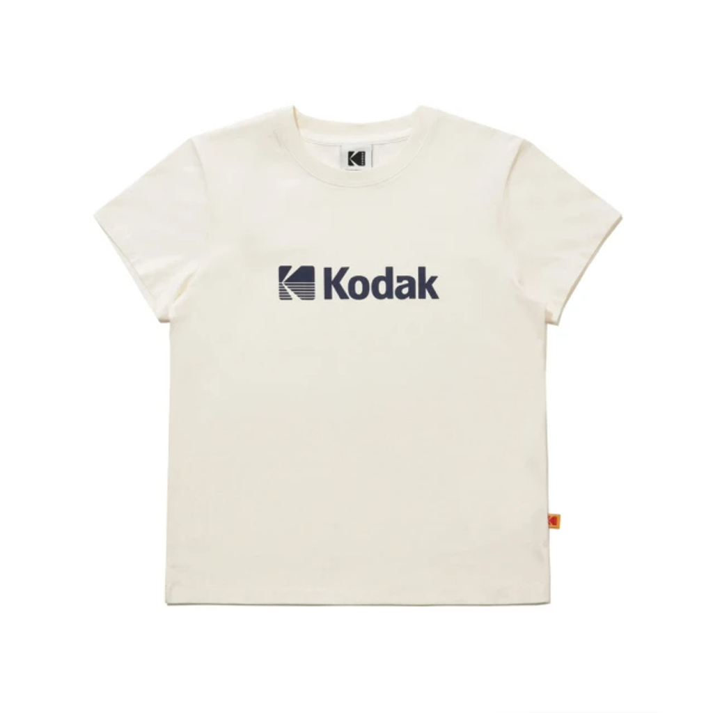 韓國 KODAK 女款 Big Logo 短袖T 三色 💚金惠奫同款-7
