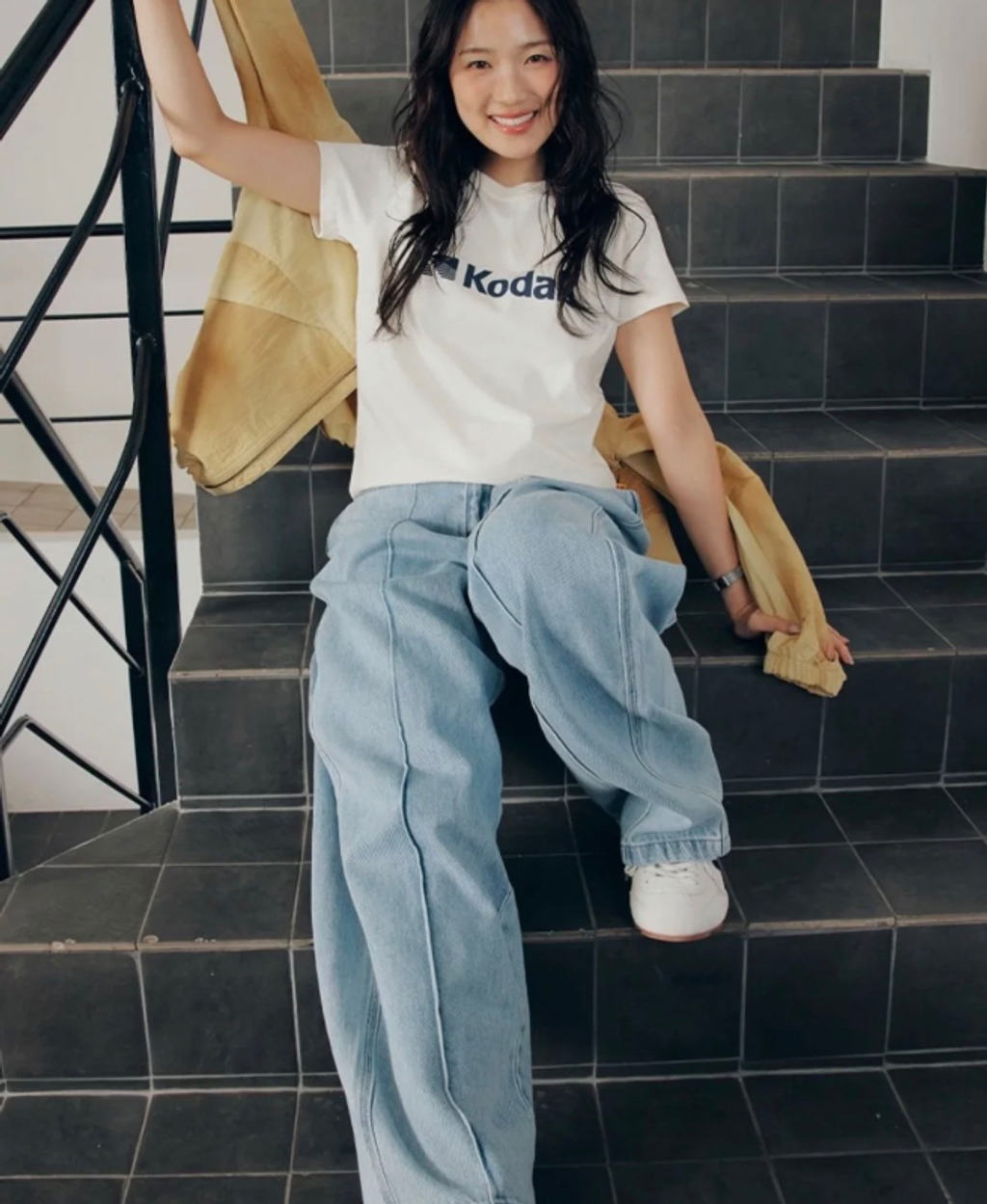 🇰🇷KODAK Apparel Askin涼感短袖T恤 修身女款-2