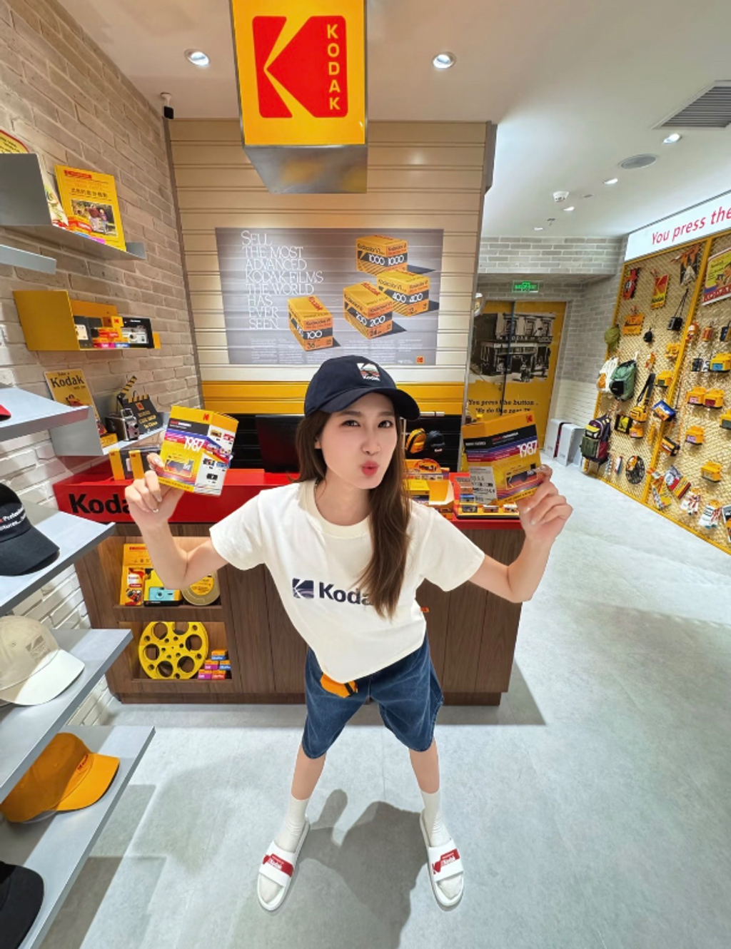 🇰🇷KODAK Apparel Askin涼感短袖T恤 修身女款-12
