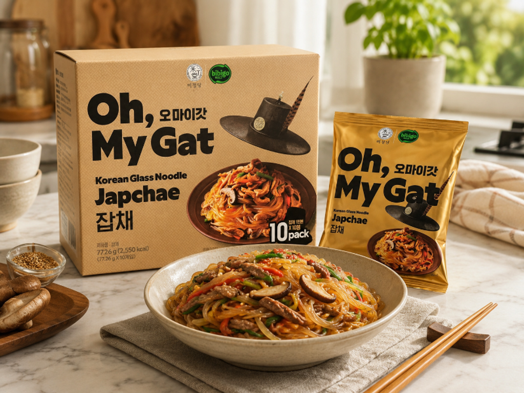 【CJ x Bibigo】Oh My Gat 韓式雜菜冬粉 10包 _ 箱-