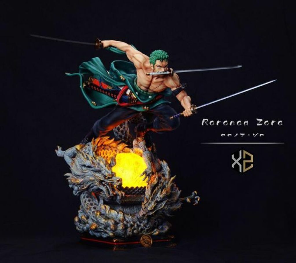 現貨 57cm Xz 海賊王最強劍士羅羅諾亞索隆1 4 比例工作室gk 夜風本舖