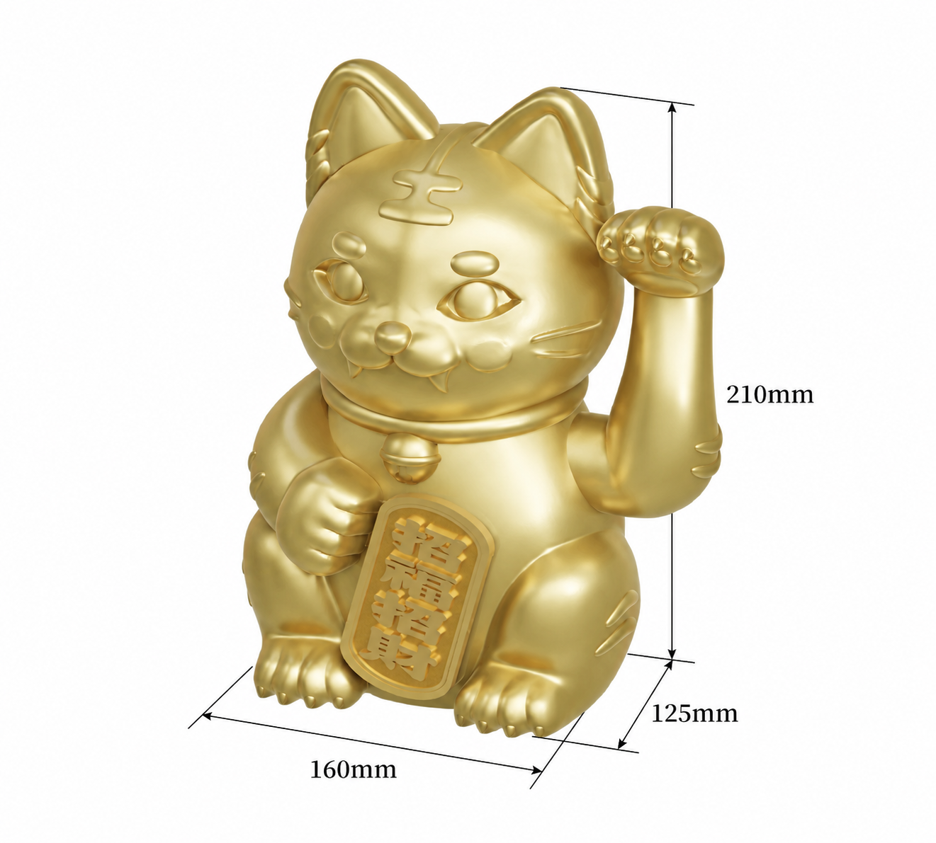 香檳金貓咪尺寸圖