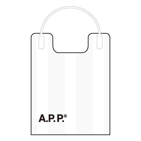 小忘記袋-白線條