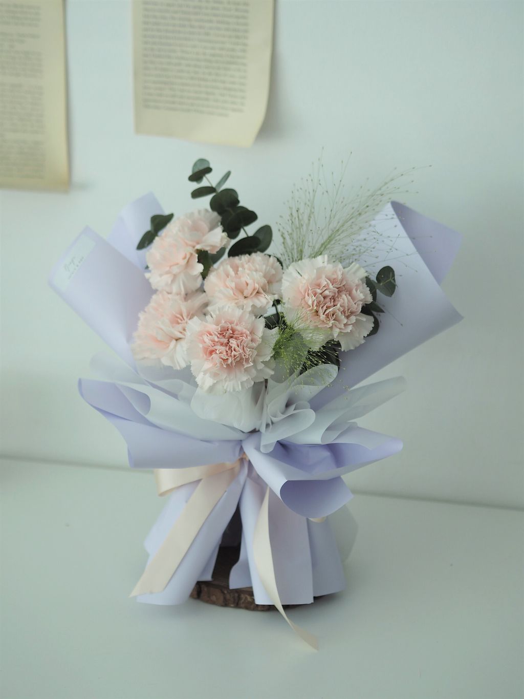 5 stalks big carnation (columbia) bouquet - RM138