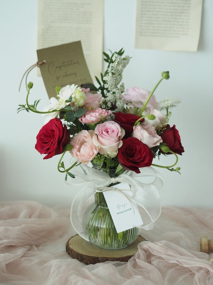 [new] Mix flowers in vase - RM208
