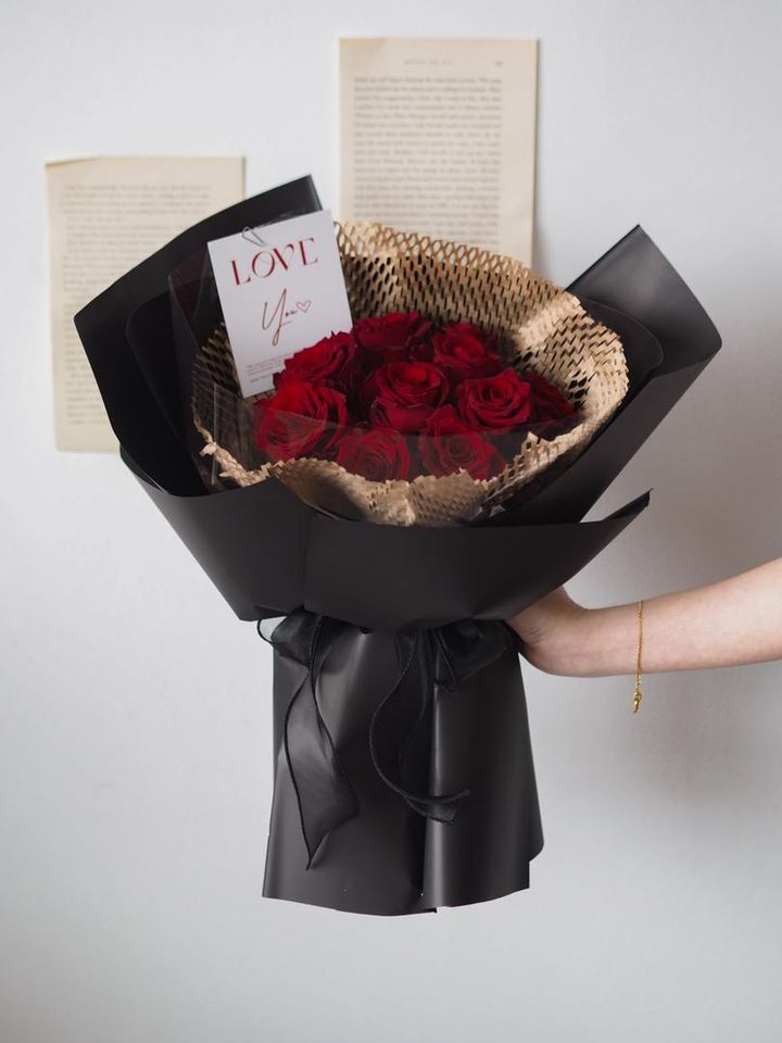 [new] 10 stalks Ecuador red roses - RM208