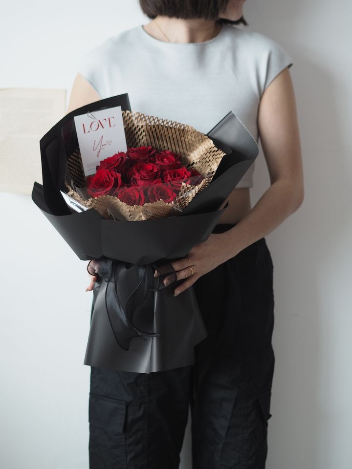 [new] 10 stalks Ecuador red roses - RM208.