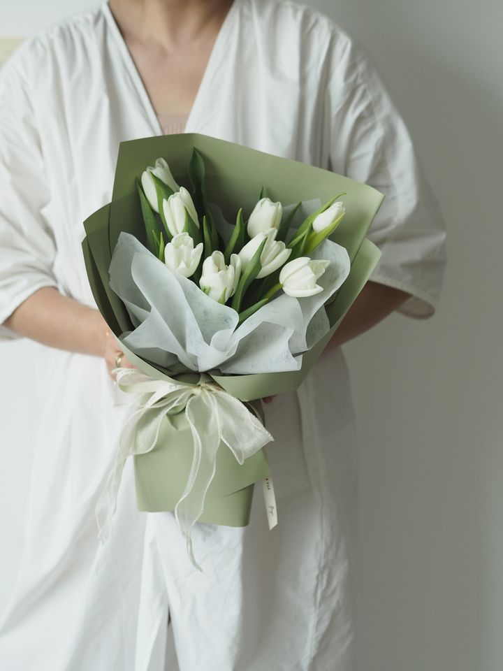 [1new] 9-10 stalks tulip bouquet - RM208