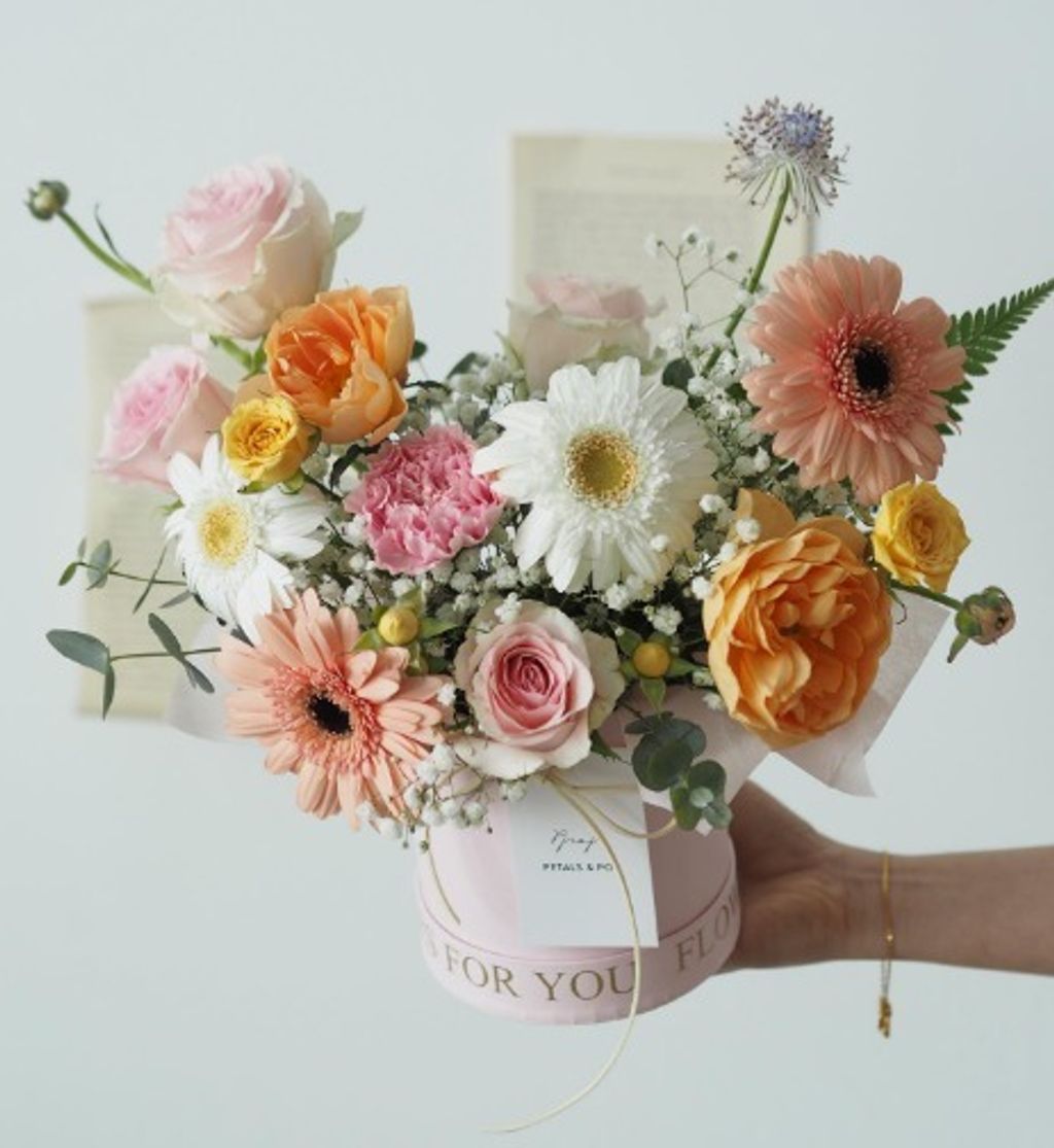 [new] Mix flowers bouquet bucket - RM198